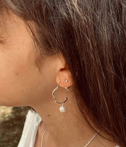 PEARL SWIRL earrings