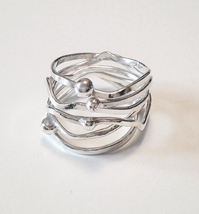 HAPPY PLANETS SWIRL ring
