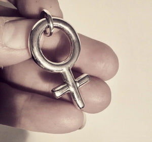 WOMAN POWER chunky necklace