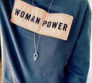WOMAN POWER chunky necklace
