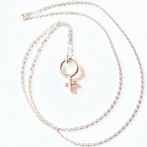 WOMAN POWER chunky necklace
