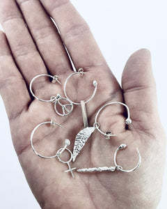 SYMBOL PEACE earring