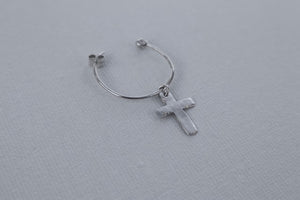 SYMBOL CROSS earring