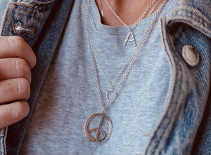 PEACE CHUNKY necklace